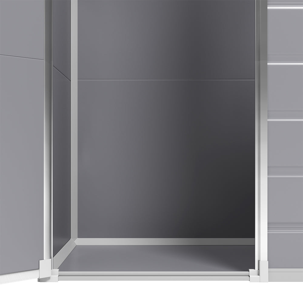 Breeins 5x3ft Heavy Duty Outdoor Plastic Storage Shed Waterproof Lockable