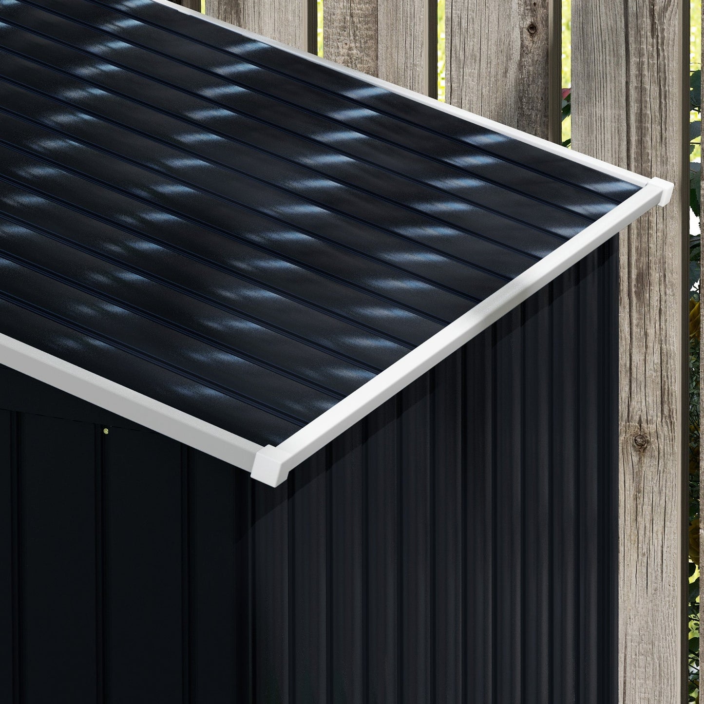 Outsunny Garden Shed Storage Unit W/locking Door Floor Foundation
