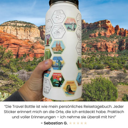 Travel Bottle + Sticker (1 + 1 GRATIS)