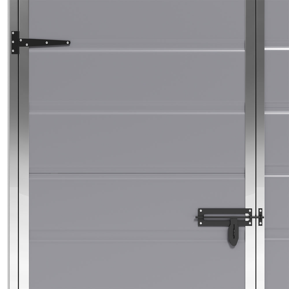 Breeins 5x3ft Heavy Duty Outdoor Plastic Storage Shed  Waterproof Lockable