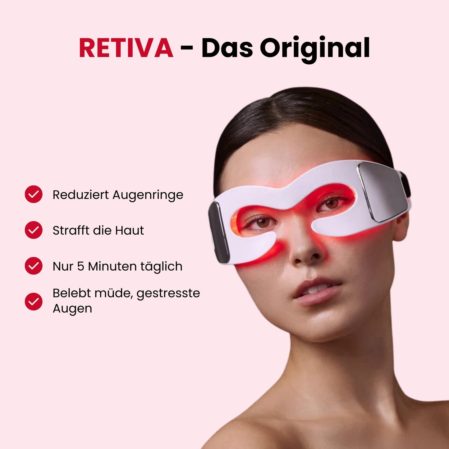 RETIVA | Straffet Augenringe und Falten