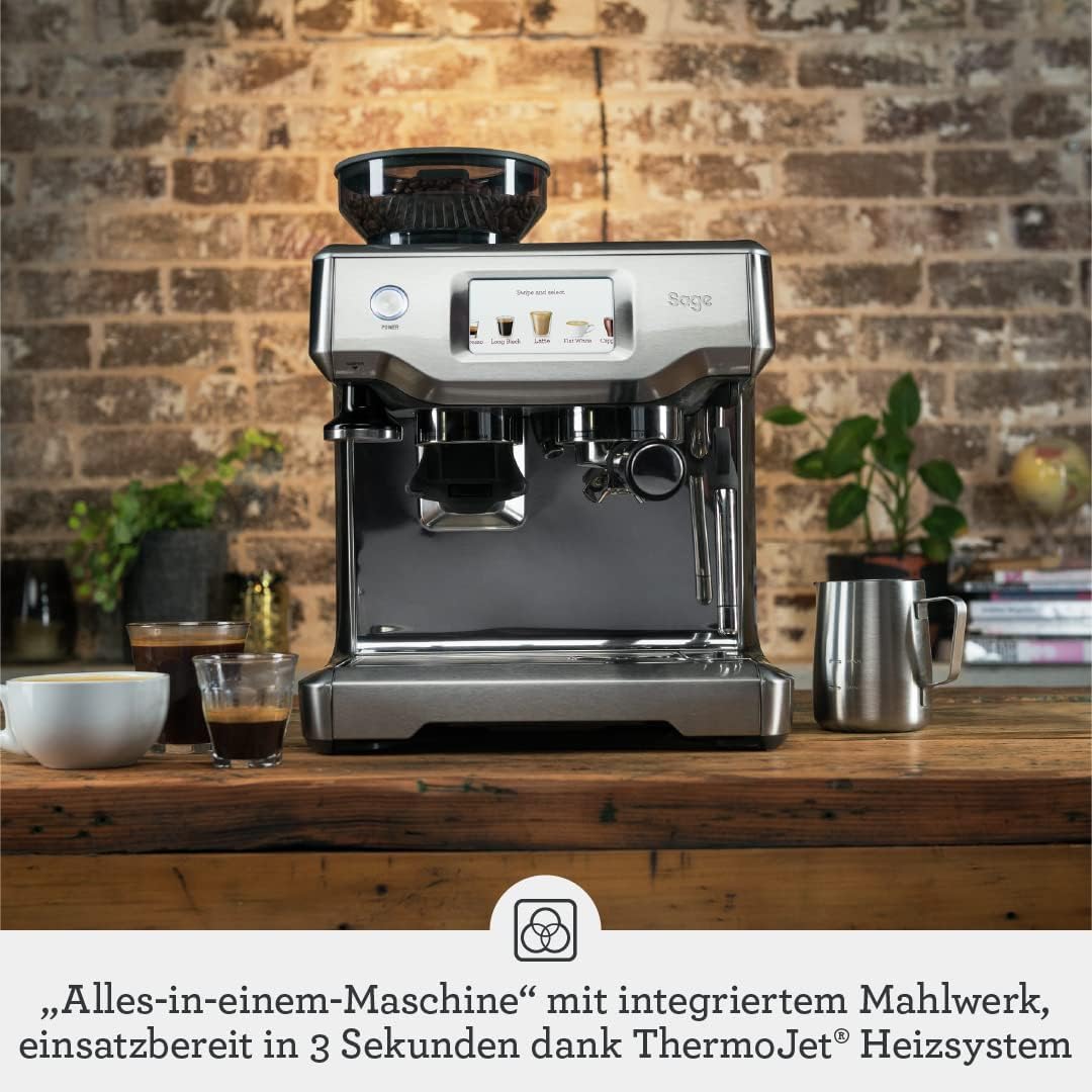 Sage - The Barista Touch, Gebürsteter Edelstahl