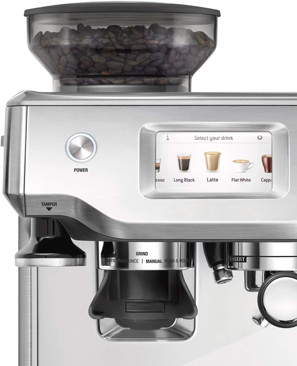 Sage - The Barista Touch, Gebürsteter Edelstahl