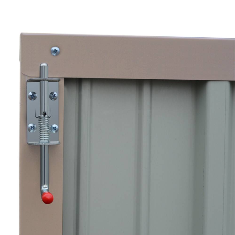 Breeins Metal Garden Shed 4x6ft/6x8ft Outdoor Storage Yard Tool Shed Tool Box Lockable