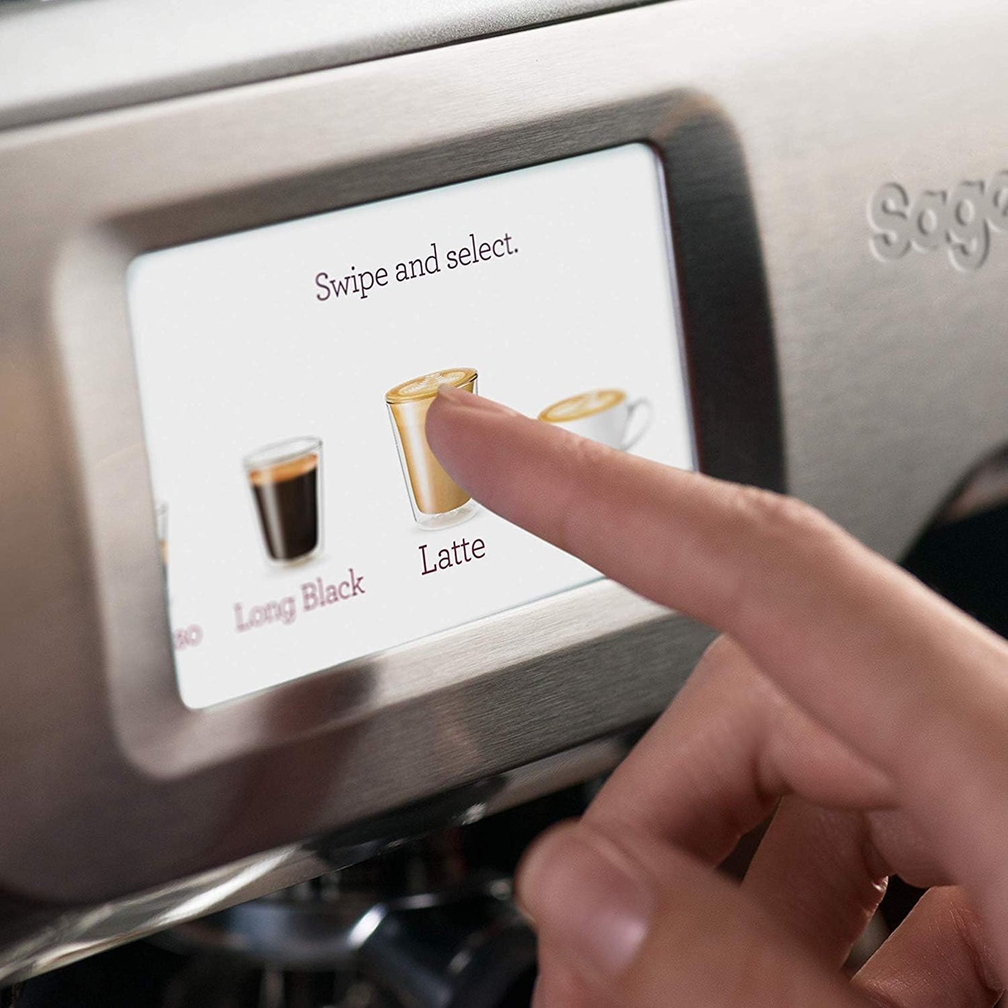 Sage - The Barista Touch, Gebürsteter Edelstahl