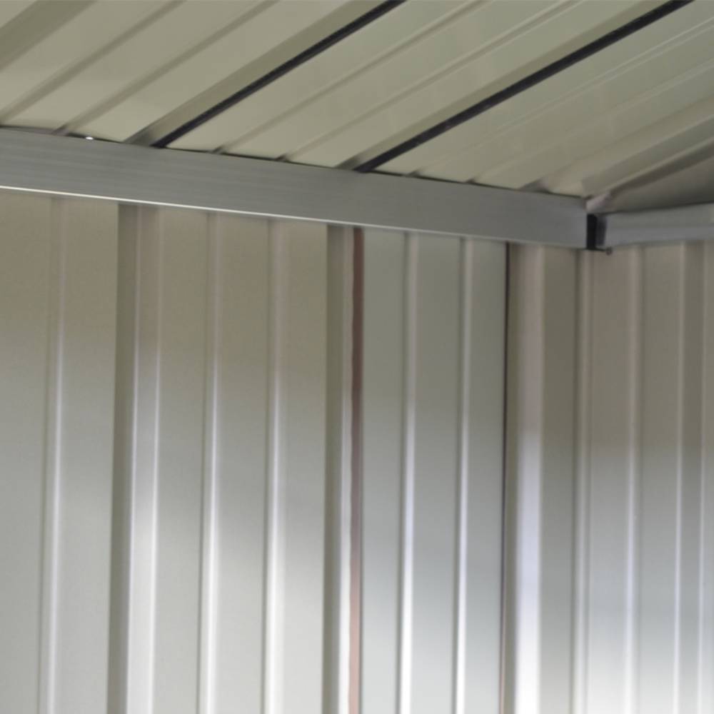 Breeins Metal Garden Shed 4x6ft/6x8ft Outdoor Storage Yard Tool Shed Tool Box Lockable