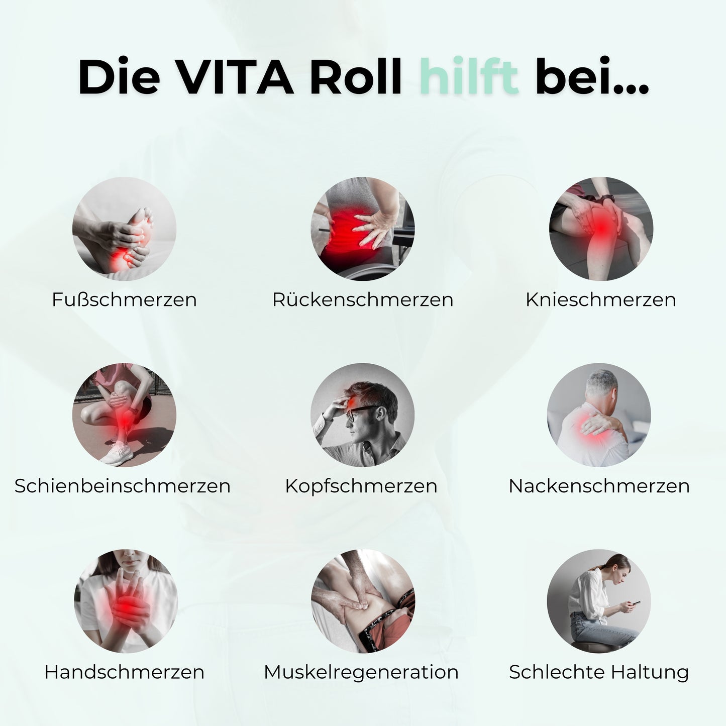 VITA Roll - Die Nr. 1 Tiefenmassage für Zuhause