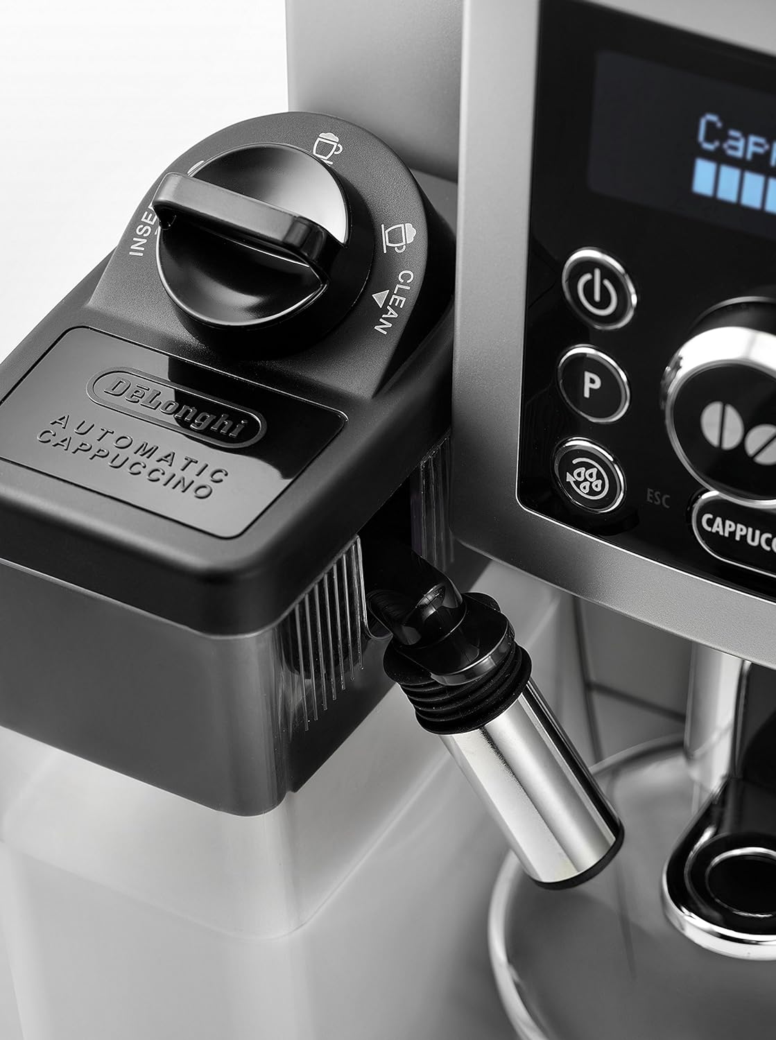 De’Longhi Perfecta Evo ESAM420.40.B Kaffeevollautomat mit LatteCrema Milchsystem, Cappuccino & Espresso auf Knopfdruck, großes LCD-Farbdisplay, Kaffeekannenfunktion, 0.25 kilograms, schwarz