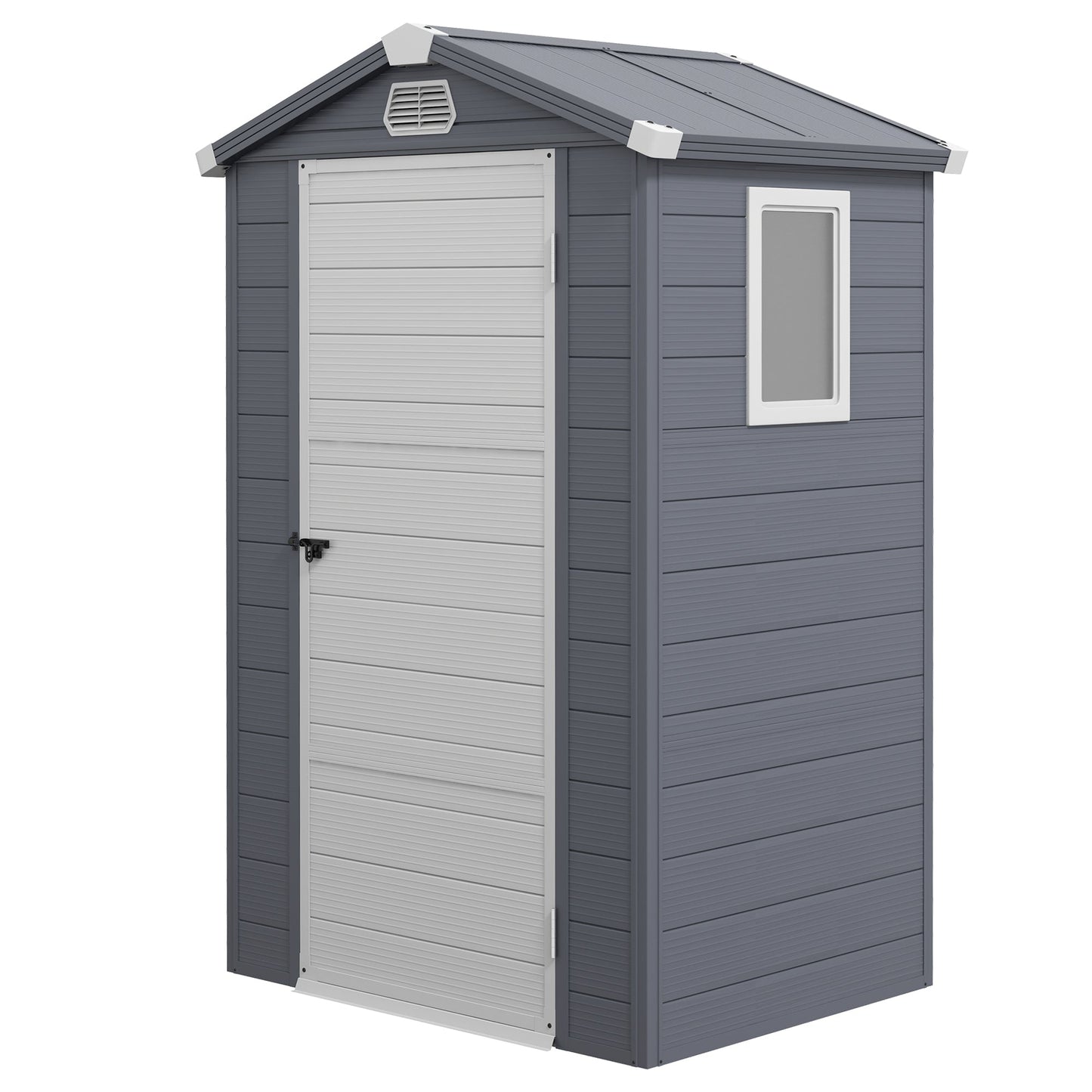Outsunny Garden Shed Tool Storage House With Lockable Door, Kit