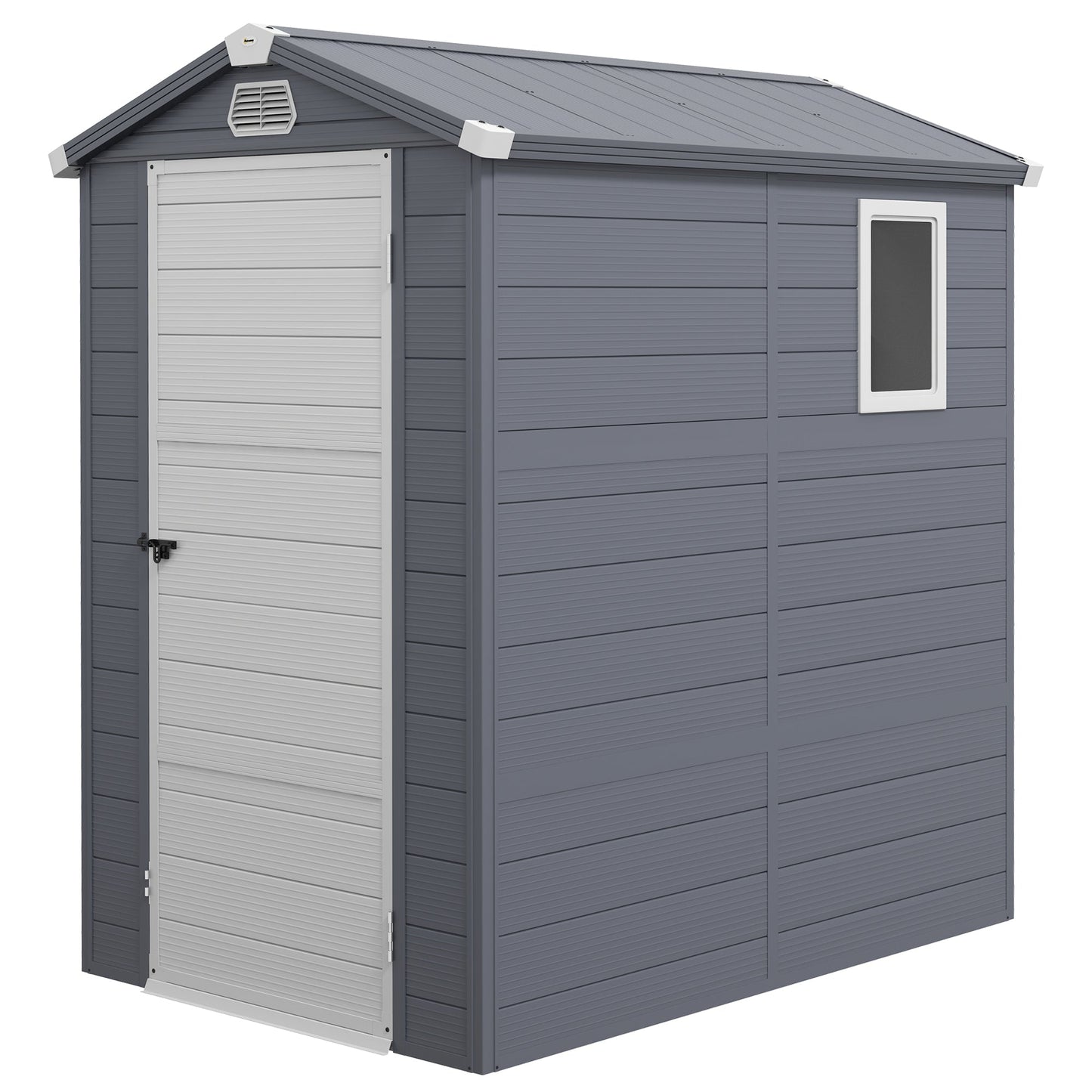Outsunny Garden Shed Tool Storage House With Lockable Door, Kit